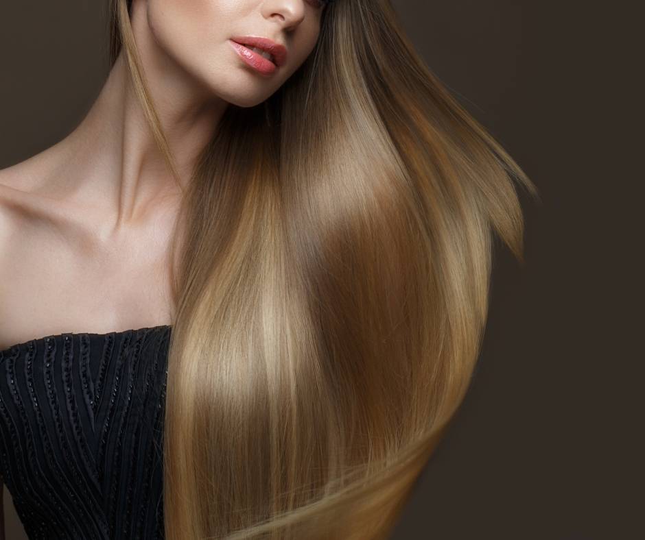 PRP for hair loss - beautiful hair model